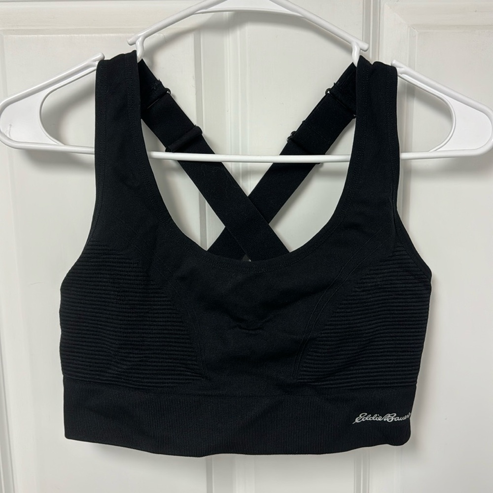 Eddie Bauer performance bra black sz XL (2 bras)